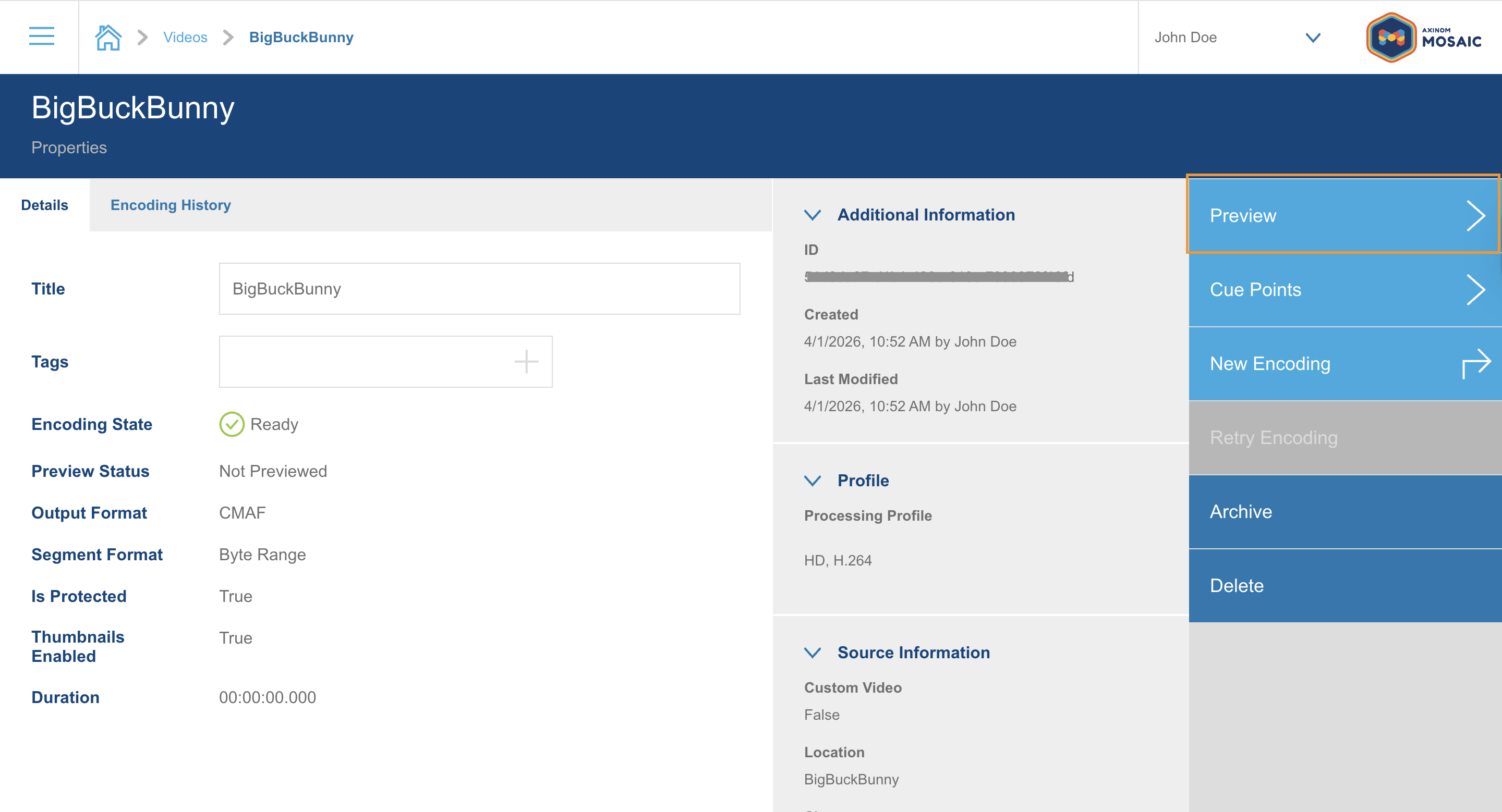 quickstart-encoding-successful